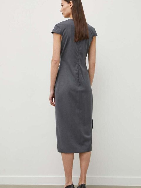 Remain sukienka z domieszką wełny