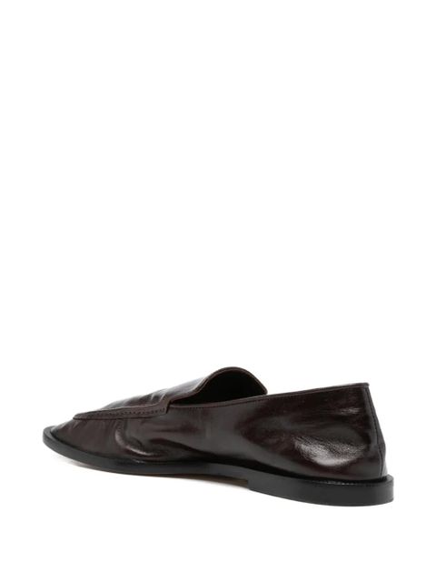 Alysi leather loafers - Brown
