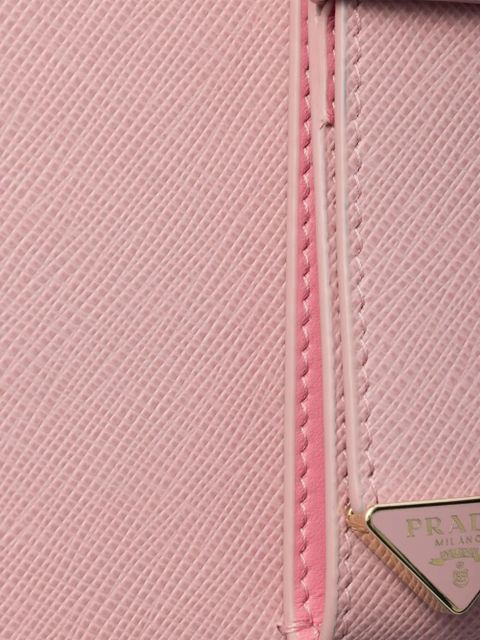 Prada Saffiano leather case for iPhone 16 Pro Max - Pink