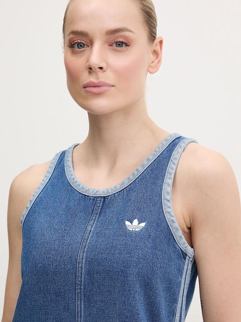 adidas Originals sukienka jeansowa DENIM 3S DRESS - zdjęcie produktu nr 2