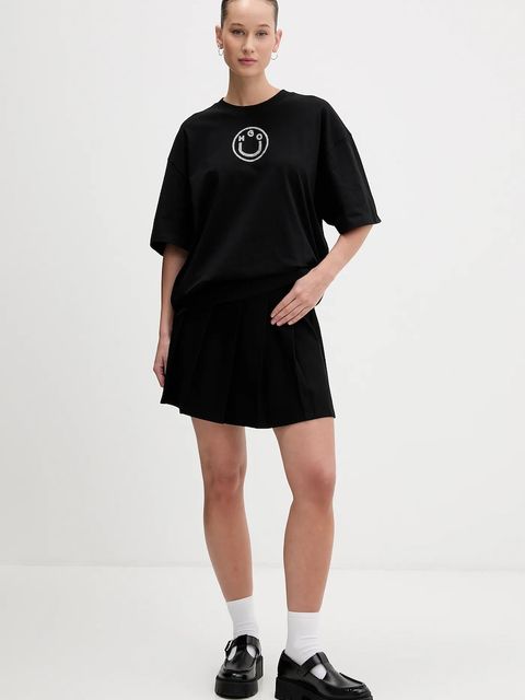 Hugo Blue t-shirt bawełniany Oversized _Tee_B_9 - zdjęcie produktu nr 1