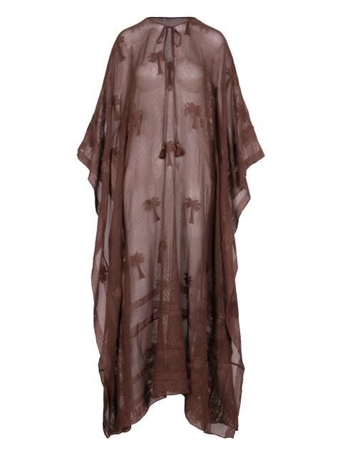 Johanna Ortiz semi-sheer beach dress - Brown - zdjęcie produktu nr 1