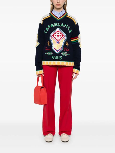 Casablanca slim tailored trousers - zdjęcie produktu nr 2