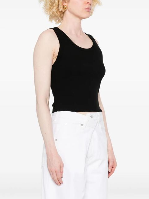 AGOLDE ribbed tank top - Black