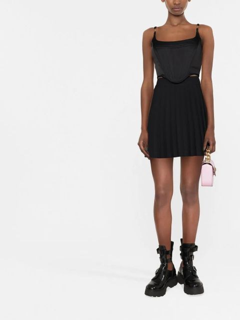 Versace Medusa '95 satin corset top - Black - zdjęcie produktu nr 2