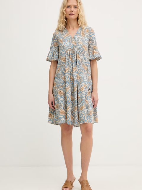 Weekend Max Mara sukienka bawełniana FUOCO - zdjęcie produktu nr 1