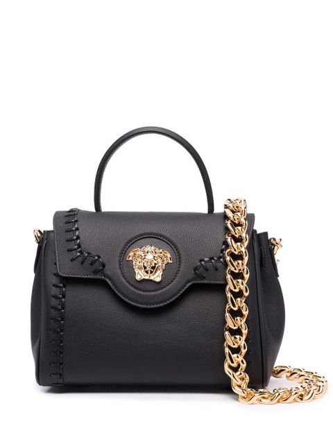 Versace Medusa-head plaque tote bag - Black - zdjęcie produktu nr 1