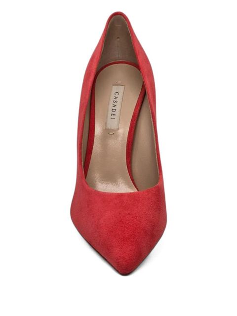Casadei pointed stiletto pumps - Red
