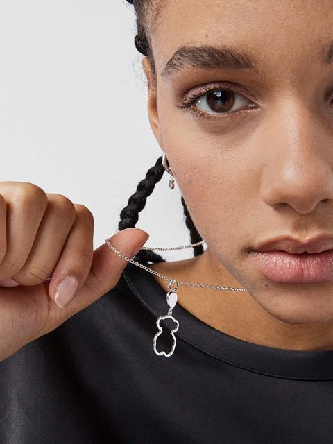 Tous naszyjnik srebrny New Silueta