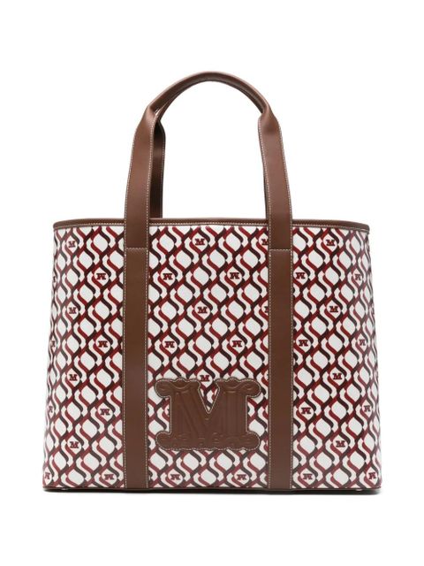 Max Mara monogram-pattern tote bag - White - zdjęcie produktu nr 1
