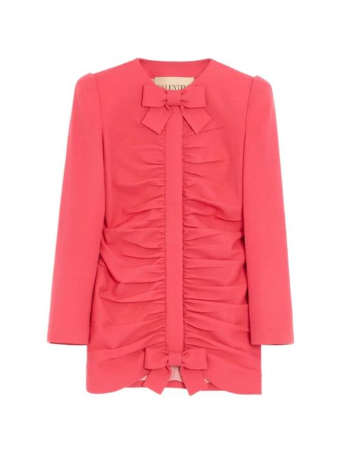 Valentino Garavani crispy light wool jacket dress - Pink - zdjęcie produktu nr 1