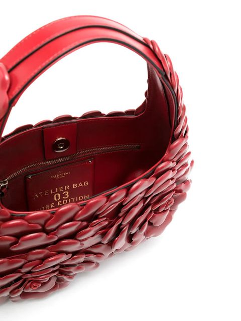 Valentino Garavani small 03 Rose Edition Hobo bag - Red