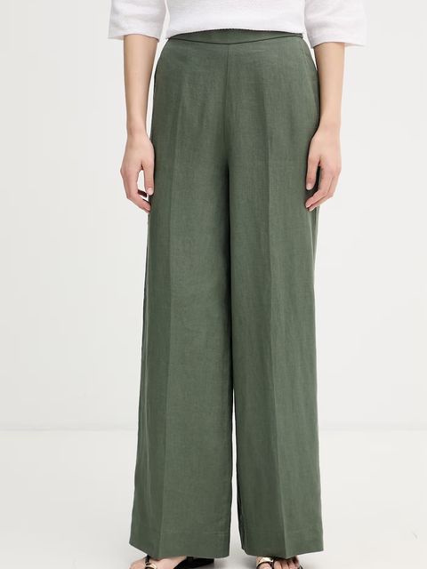 United Colors of Benetton spodnie damskie lniane - zdjęcie produktu nr 2