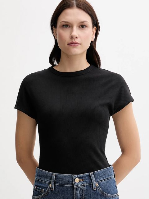 Tommy Hilfiger t-shirt damski kolor czarny WW0WW45731 - zdjęcie produktu nr 1