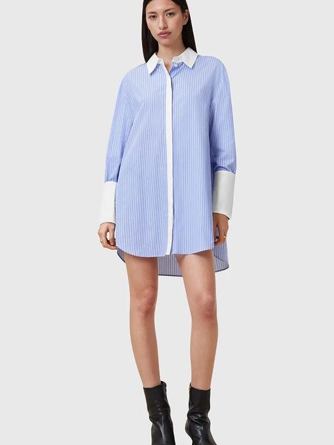 AllSaints sukienka bawełniana ALBER