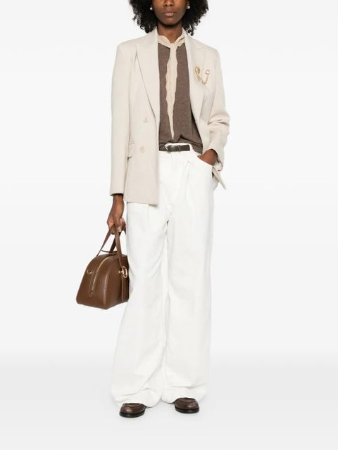 Maje brooch-detail blazer - Neutrals - zdjęcie produktu nr 2