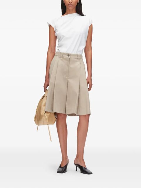 3.1 Phillip Lim pleated colour-block shorts - Neutrals - zdjęcie produktu nr 1
