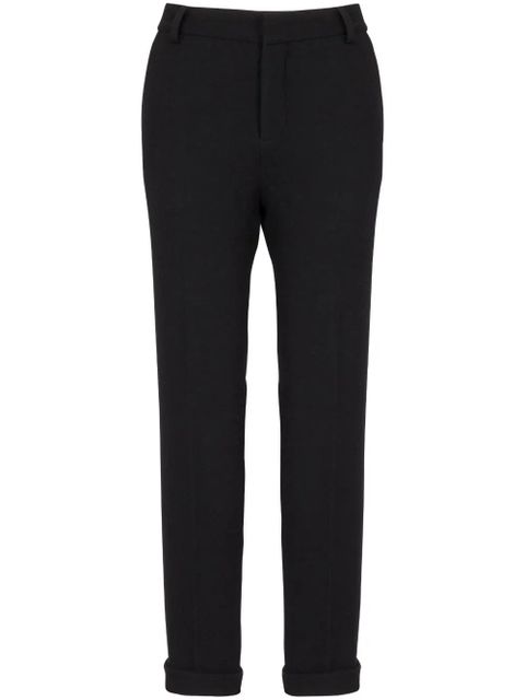 Balmain high-waisted tapered-leg trousers - Black - zdjęcie produktu nr 1