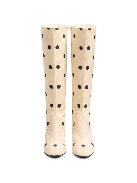 Valentino Garavani Equivoque knee-high boots - Neutrals