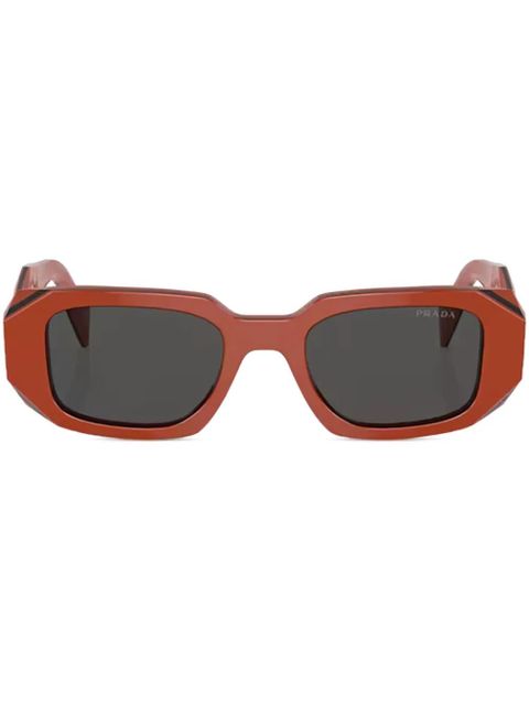 Prada Eyewear geometric-frame sunglasses - Orange - zdjęcie produktu nr 1