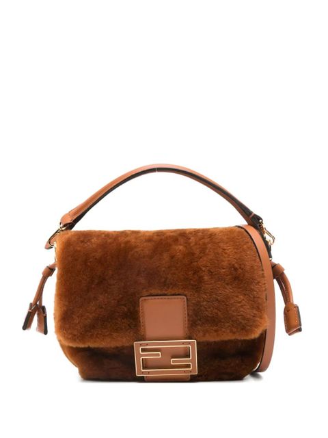 FENDI small Mamma Baguette cross body bag - Brown