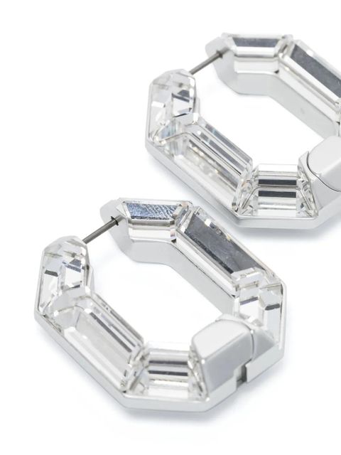 Swarovski Lucent hoop earrings - Silver