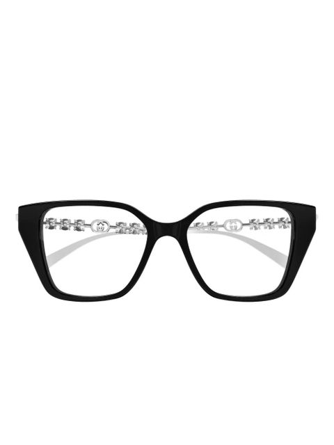 Gucci Eyewear embellished glasses - Black - zdjęcie produktu nr 1