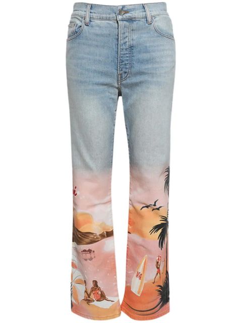 AMIRI Resort Club straight jeans - Blue - zdjęcie produktu nr 1