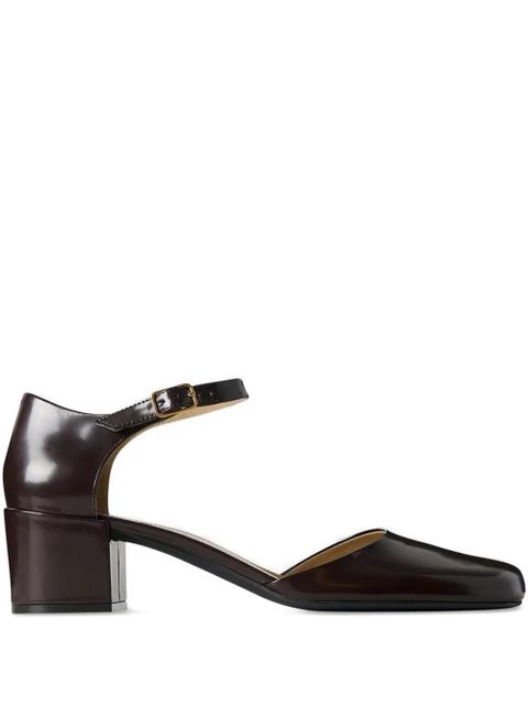 The Row Penelope ankle-strap heeled pumps - Brown - zdjęcie produktu nr 1