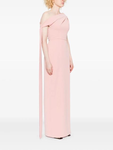 Solace London Irina split maxi dress - Pink
