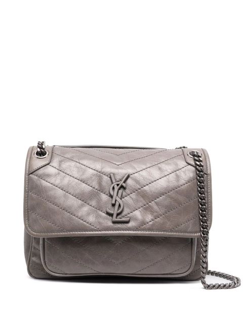 Saint Laurent medium Niki shoulder bag - Grey - zdjęcie produktu nr 1