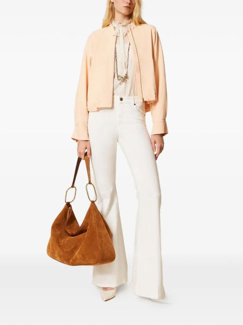 TWINSET kimono-sleeve bomber jacket - Neutrals - zdjęcie produktu nr 2