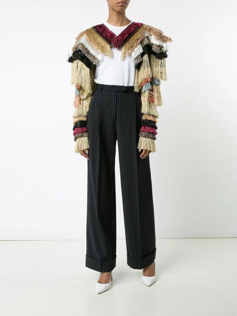 Vivienne Westwood metallic fringed cropped jacket - zdjęcie produktu nr 2