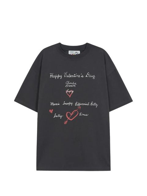 Marge Sherwood x PEANUTS Happy Valentine’s Day T-shirt - Grey - zdjęcie produktu nr 1