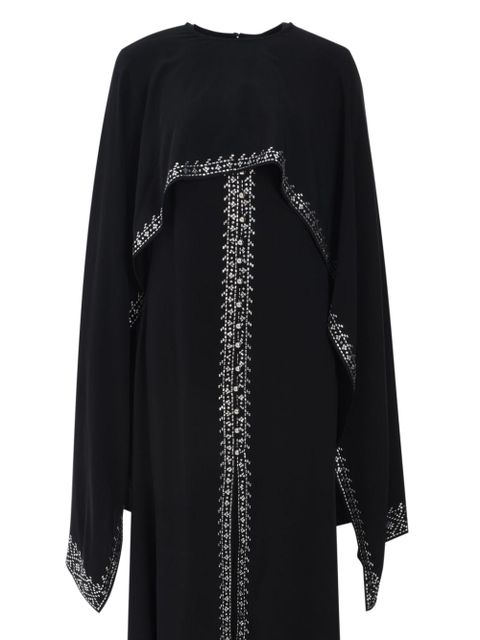Rabanne embroidered long dress - Black
