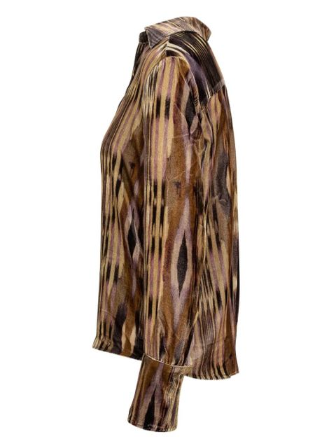 Ba&Sh buttoned patterned shirt - Brown - zdjęcie produktu nr 2