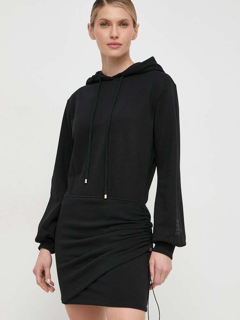Patrizia Pepe sukienka kolor czarny mini oversize 8A1259 J174
