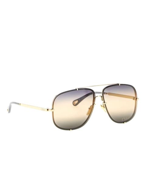 Chloé Eyewear pilot-frame sunglasses - Gold