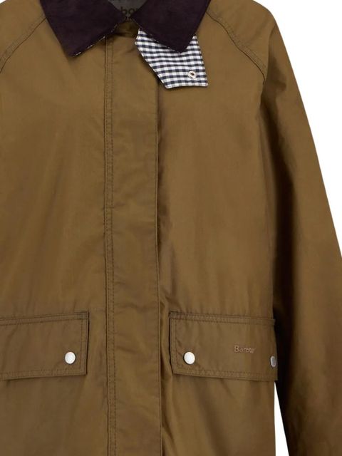 Barbour check-detail coat - Brown - zdjęcie produktu nr 2