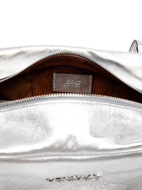 Versace Tag shoulder bag - Silver