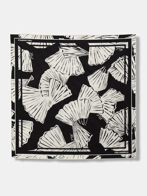 Karl Lagerfeld apaszka jedwabna K/SIGNATURE - zdjęcie produktu nr 1