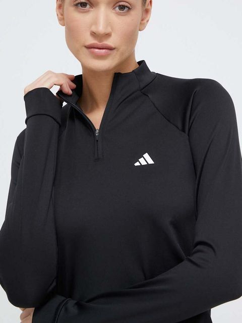 adidas Performance bluza treningowa Train Essentials kolor czarny gładka IS4028 - zdjęcie produktu nr 1