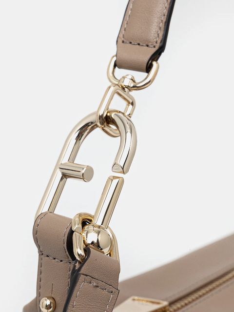 Furla torebka skórzana Tonie M Hobo kolor beżowy WB01964 BX2045 1257S