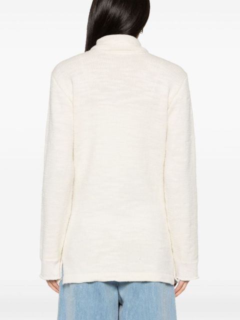 Maison Margiela high-neck jumper - White