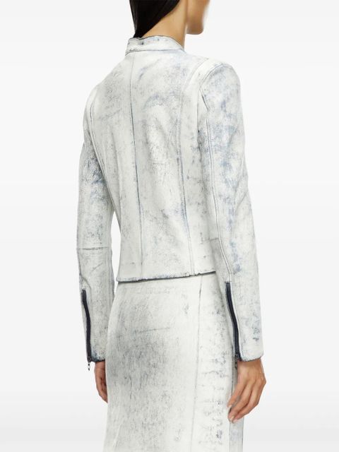 Diesel L-YRIC biker jacket - White