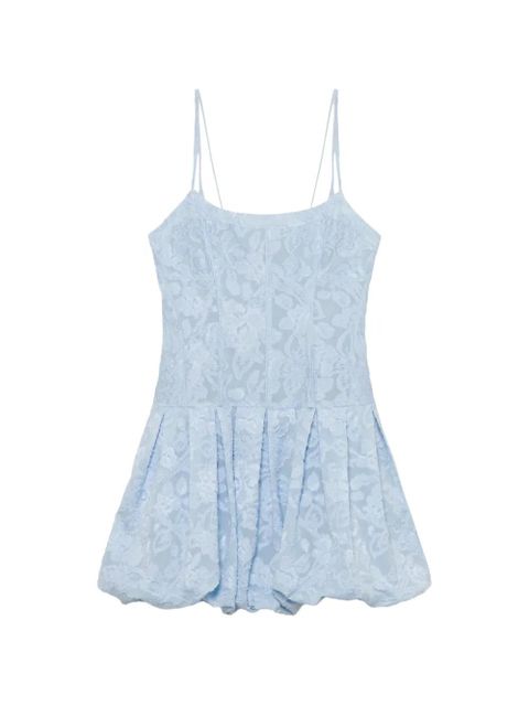 Simkhai Fifi bubble-skirt mini dress - Blue - zdjęcie produktu nr 1