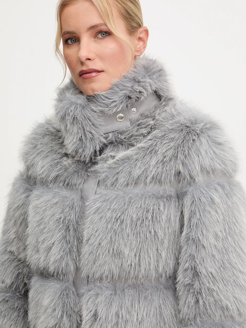 Patrizia Pepe płaszcz kolor szary 2O0175 E077 - zdjęcie produktu nr 2