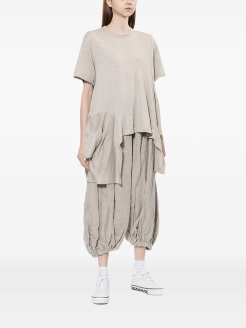 Comme Des Garçons ruffled round neck T-shirt - Neutrals - zdjęcie produktu nr 2
