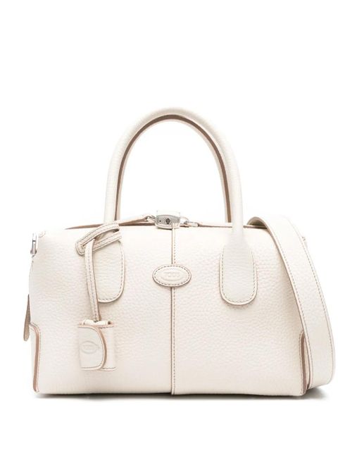 Tod's logo-patch leather tote bag - Neutrals - zdjęcie produktu nr 1