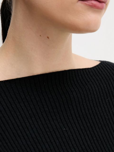 Sisley sweter z domieszką wełny damski kolor czarny 1KHTL106J